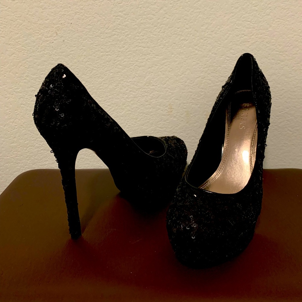 Womens Black High Heel Shoes